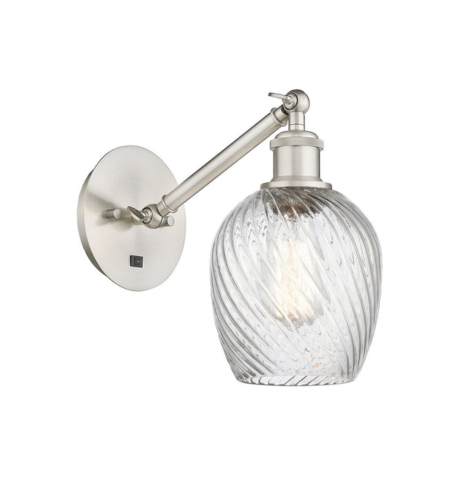 Innovations 317-1W-SN-G292 One Light Wall Sconce, Brushed Satin Nickel