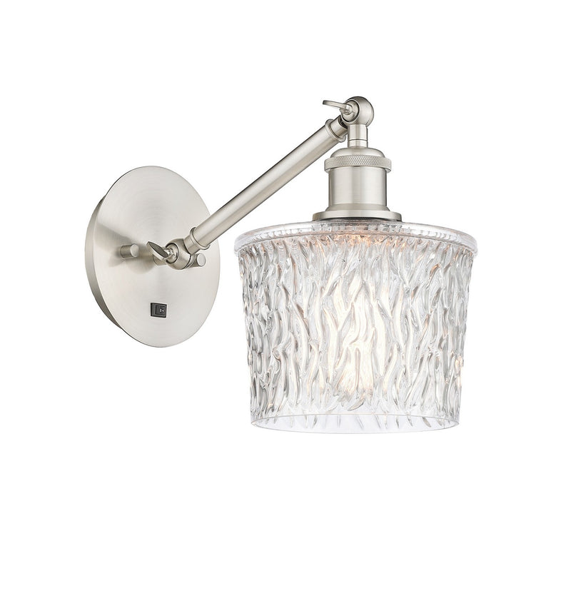 Innovations 317-1W-SN-G402-LED LED Wall Sconce, Brushed Satin Nickel