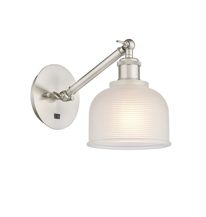 Innovations 317-1W-SN-G411 One Light Wall Sconce, Brushed Satin Nickel