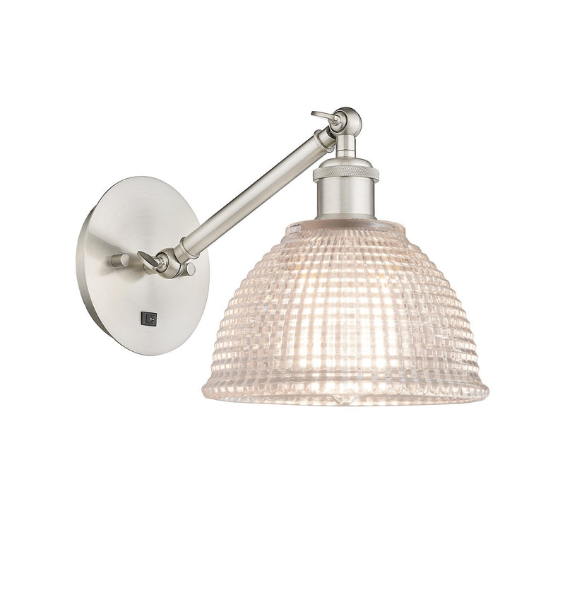 Innovations 317-1W-SN-G422 One Light Wall Sconce, Brushed Satin Nickel