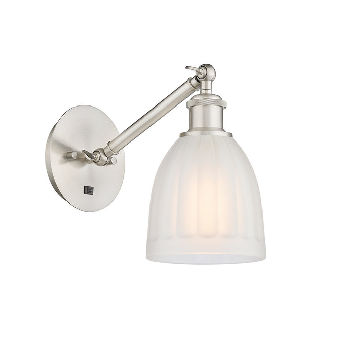 Innovations 317-1W-SN-G441 One Light Wall Sconce, Brushed Satin Nickel