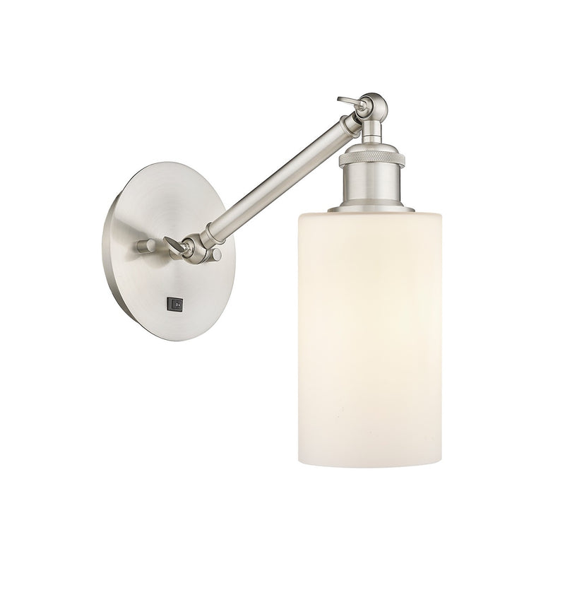 Innovations 317-1W-SN-G801 One Light Wall Sconce, Brushed Satin Nickel