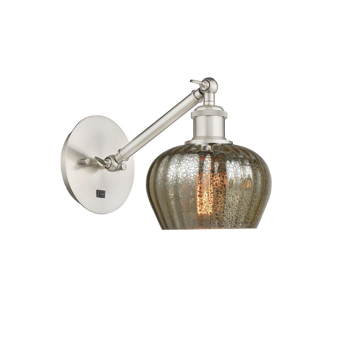 Innovations 317-1W-SN-G96 One Light Wall Sconce, Brushed Satin Nickel