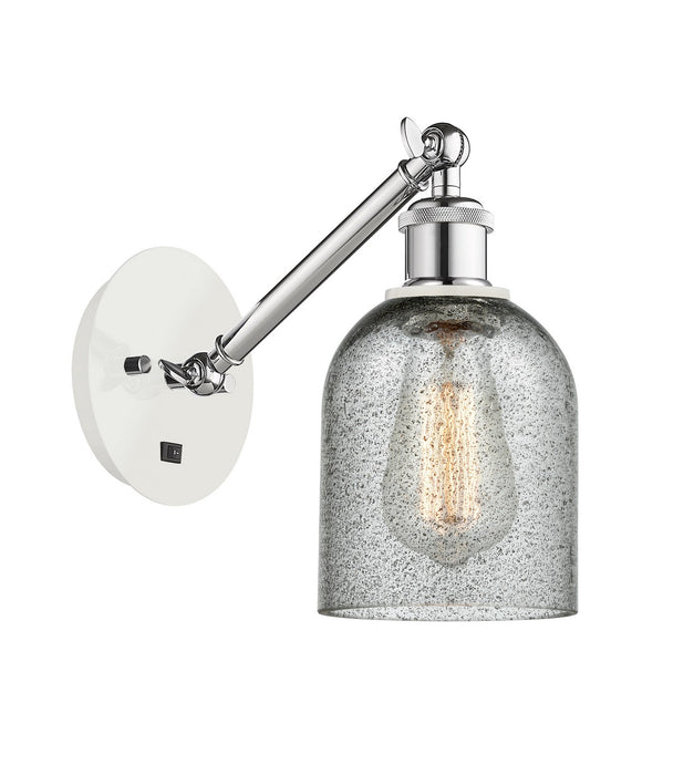 Innovations 317-1W-WPC-G257-LED LED Wall Sconce, White Polished Chrome