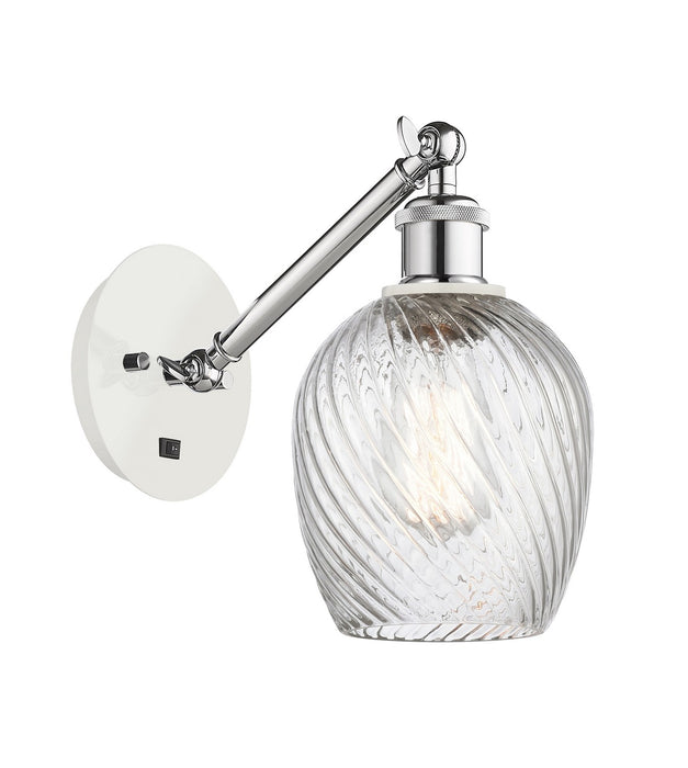 Innovations 317-1W-WPC-G292-LED LED Wall Sconce, White Polished Chrome