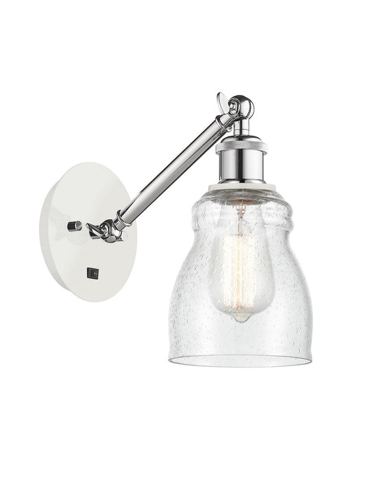 Innovations 317-1W-WPC-G394-LED LED Wall Sconce, White Polished Chrome