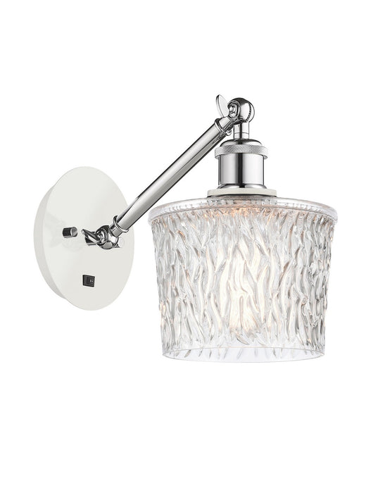 Innovations 317-1W-WPC-G402-LED LED Wall Sconce, White Polished Chrome