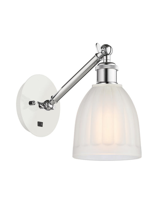Innovations 317-1W-WPC-G441-LED LED Wall Sconce, White Polished Chrome