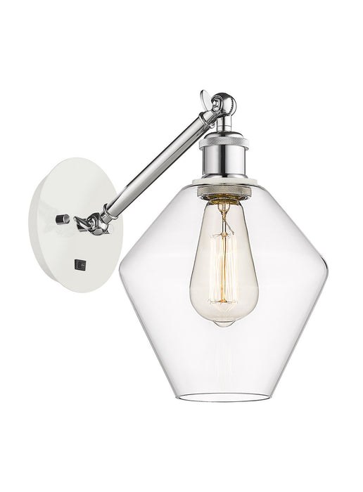 Innovations 317-1W-WPC-G652-8-LED LED Wall Sconce, White Polished Chrome