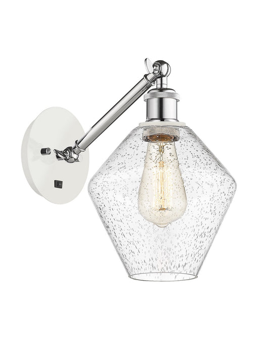 Innovations 317-1W-WPC-G654-8-LED LED Wall Sconce, White Polished Chrome