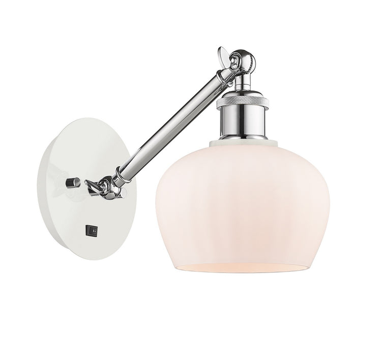 Innovations 317-1W-WPC-G91-LED LED Wall Sconce, White Polished Chrome