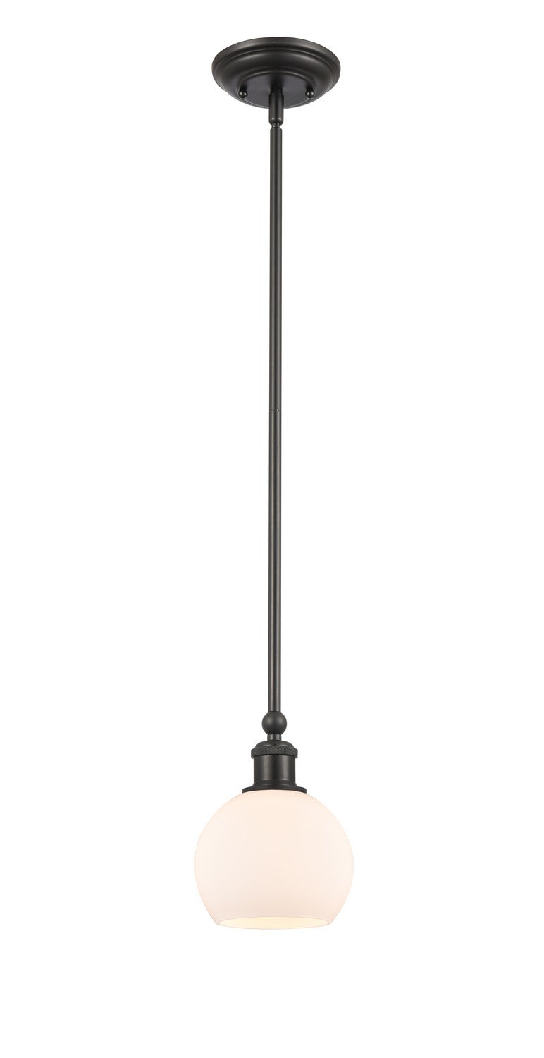 Innovations 341-1S-BK-G121-6-LED LED Mini Pendant, Matte Black