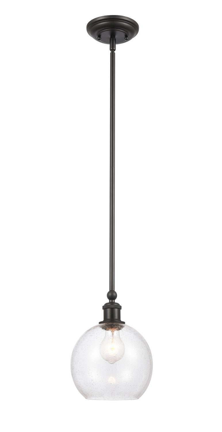 Innovations 341-1S-BK-G124-8-LED LED Mini Pendant, Matte Black
