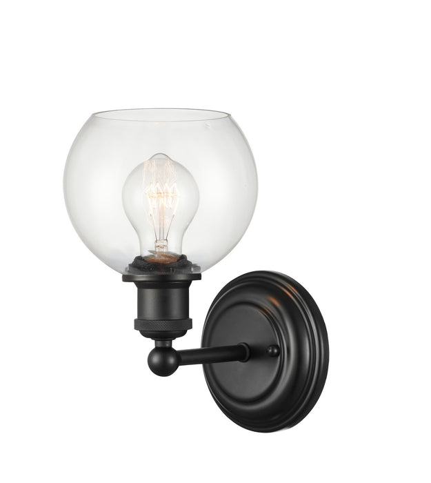 Innovations 341-1W-BK-G122-6-LED LED Wall Sconce, Matte Black