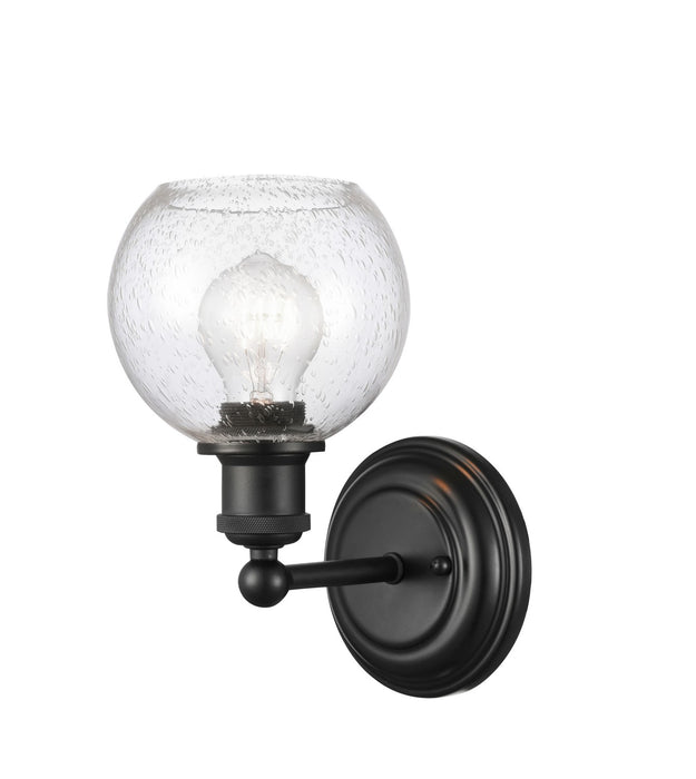 Innovations 341-1W-BK-G124-6-LED LED Wall Sconce, Matte Black