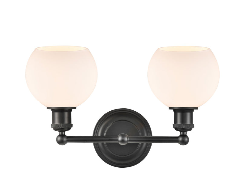 Innovations 341-2W-BK-G121-6-LED LED Bath Vanity, Matte Black