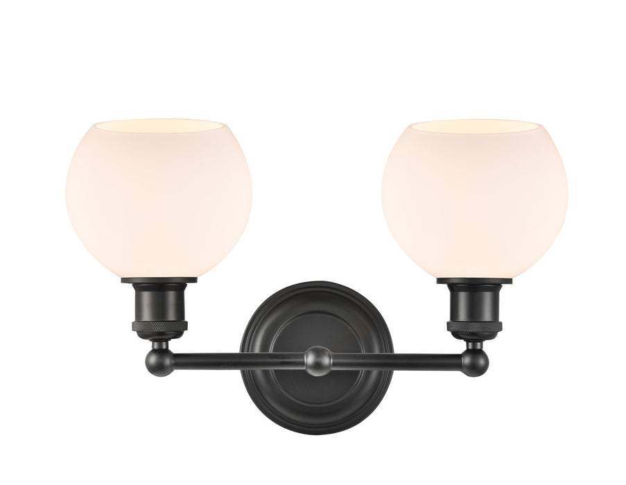 Innovations 341-2W-BK-G121-6-LED LED Bath Vanity, Matte Black