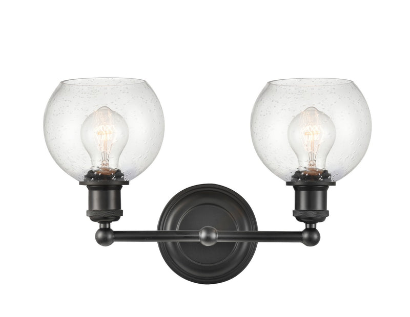 Innovations 341-2W-BK-G124-6-LED LED Bath Vanity, Matte Black