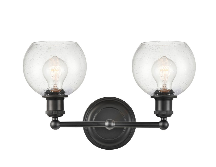 Innovations 341-2W-BK-G124-6-LED LED Bath Vanity, Matte Black