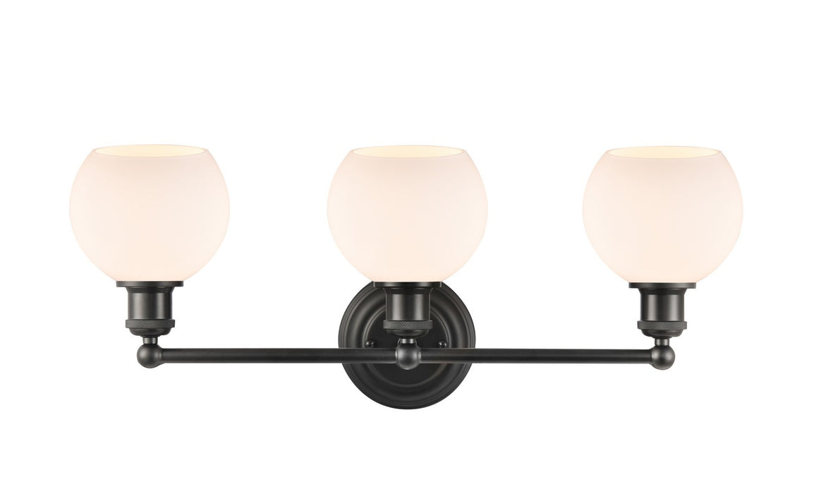 Innovations 341-3W-BK-G121-6-LED LED Bath Vanity, Matte Black