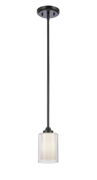 Innovations 342-1S-BK-CLW-LED LED Mini Pendant, Matte Black