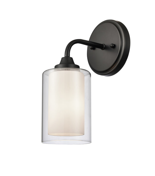 Innovations 342-1W-BK-CLW-LED LED Bath Vanity, Matte Black