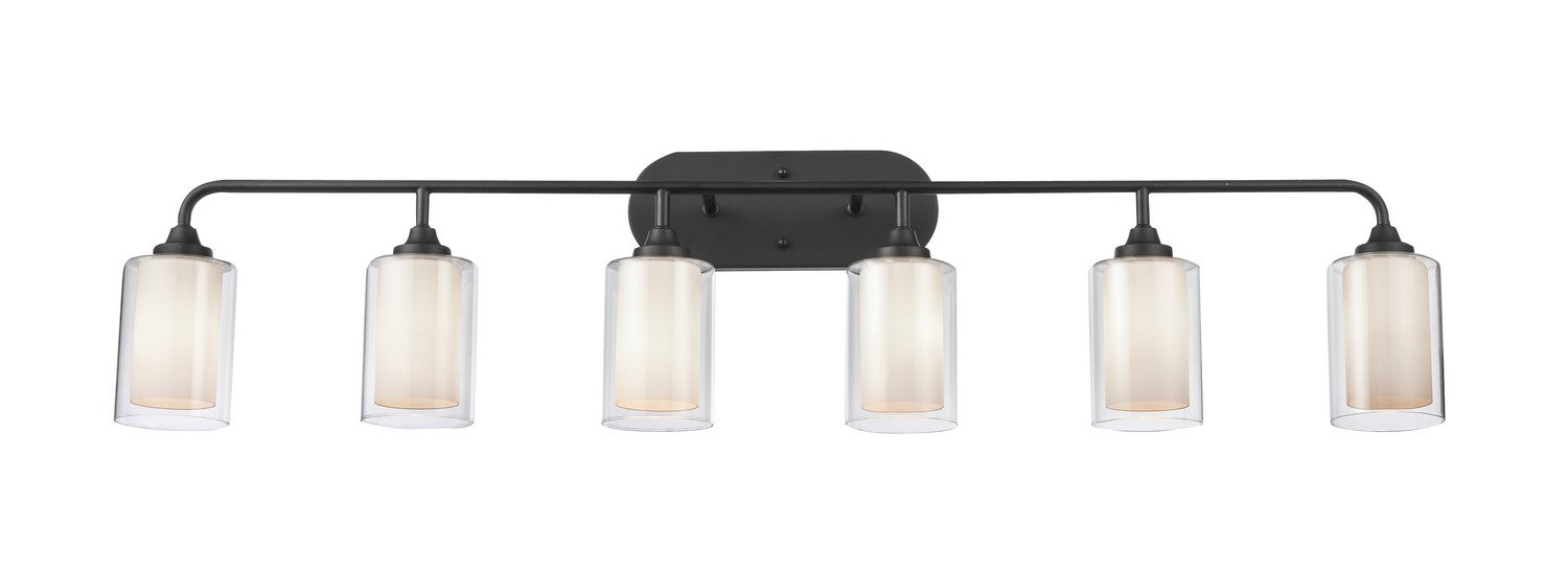 Innovations 342-6W-BK-CLW-LED LED Bath Vanity, Matte Black