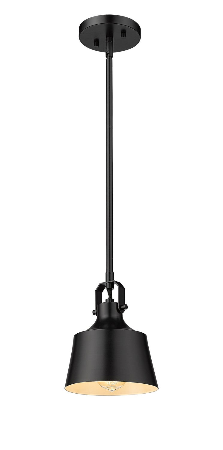 Innovations 370-1S-BK-M One Light Mini Pendant, Matte Black