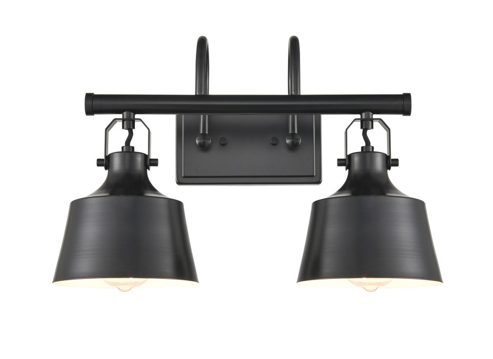 Innovations 370-2W-BK-M-LED LED Bath Vanity, Matte Black