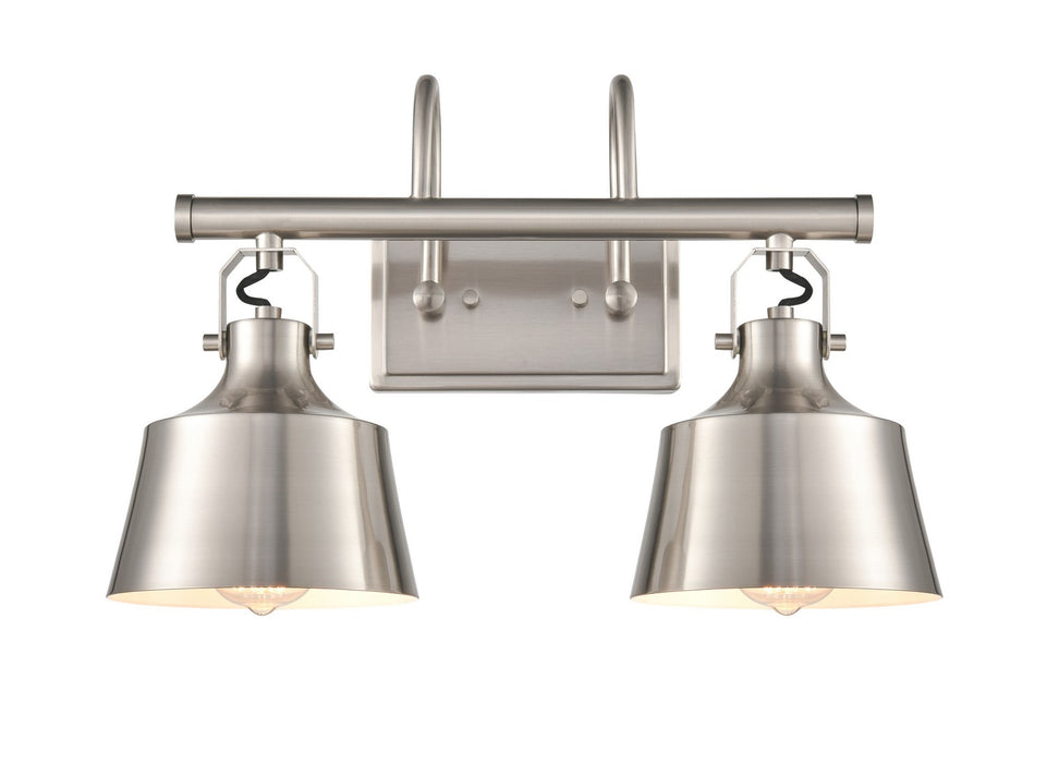 Innovations 370-2W-SN-M Two Light Bath Vanity, Brushed Satin Nickel