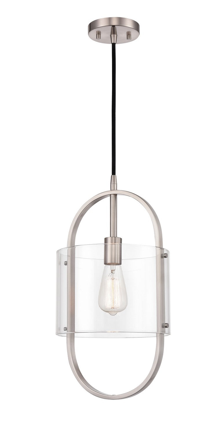 Innovations 371-1P-SN-CL One Light Mini Pendant, Brushed Satin Nickel