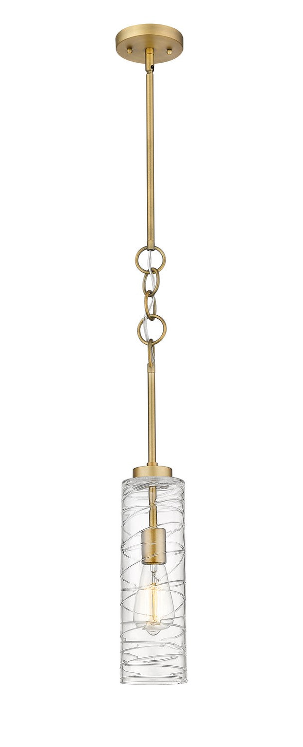 Innovations 380-1S-BB-G381-4CL-LED LED Mini Pendant, Brushed Brass