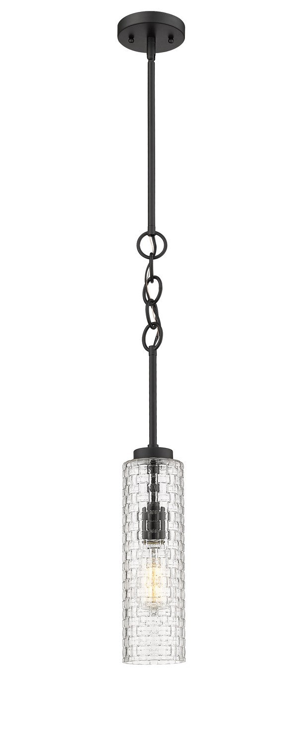 Innovations 380-1S-BK-G380-4CL-LED LED Mini Pendant, Matte Black