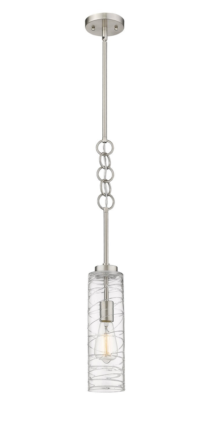 Innovations 380-1S-SN-G381-4CL One Light Mini Pendant, Brushed Satin Nickel