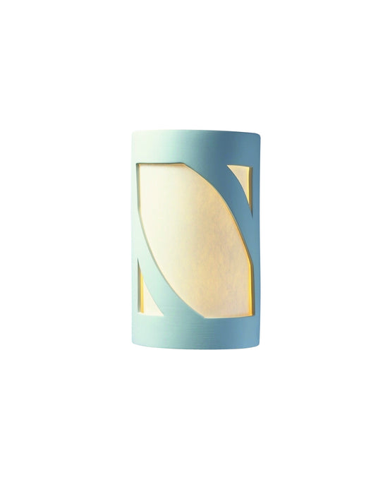 Justice Designs CER-7355W-BIS-LED1-1000 LED Lantern, Bisque