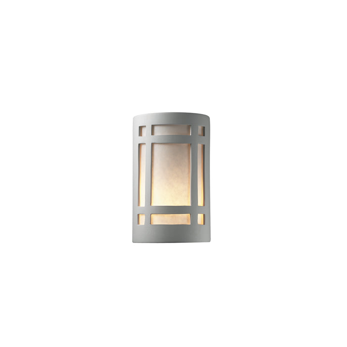 Justice Designs CER-7485W-BIS-LED1-1000 LED Lantern, Bisque
