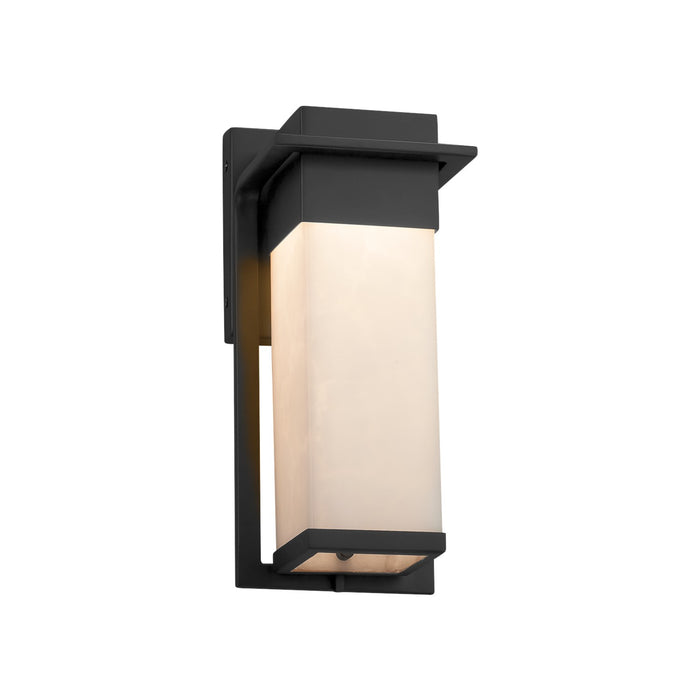 Justice Designs CLD-7541W-MBLK LED Outdoor Wall Sconce, Matte Black