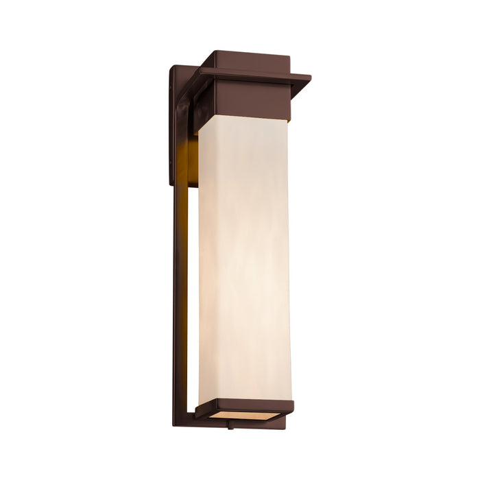 Justice Designs CLD-7544W-DBRZ LED Outdoor Wall Sconce, Dark Bronze
