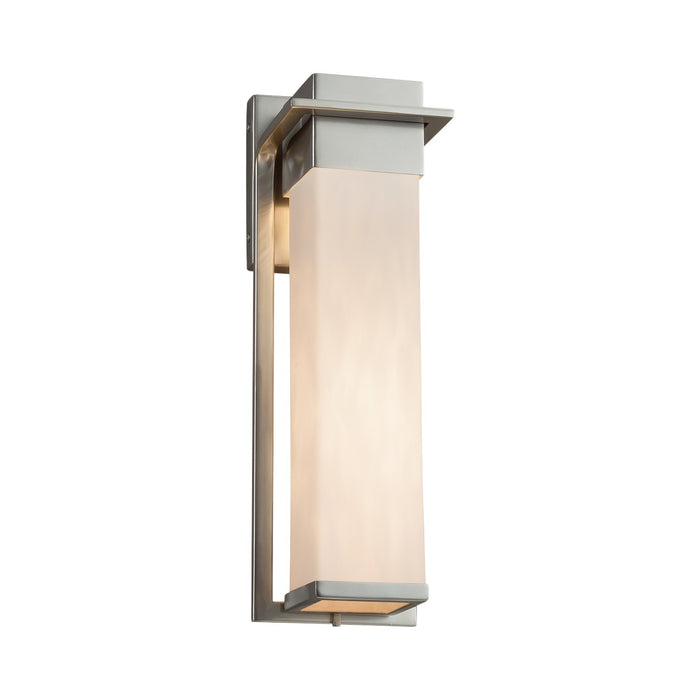 Justice Designs CLD-7544W-NCKL LED Outdoor Wall Sconce, Brushed Nickel