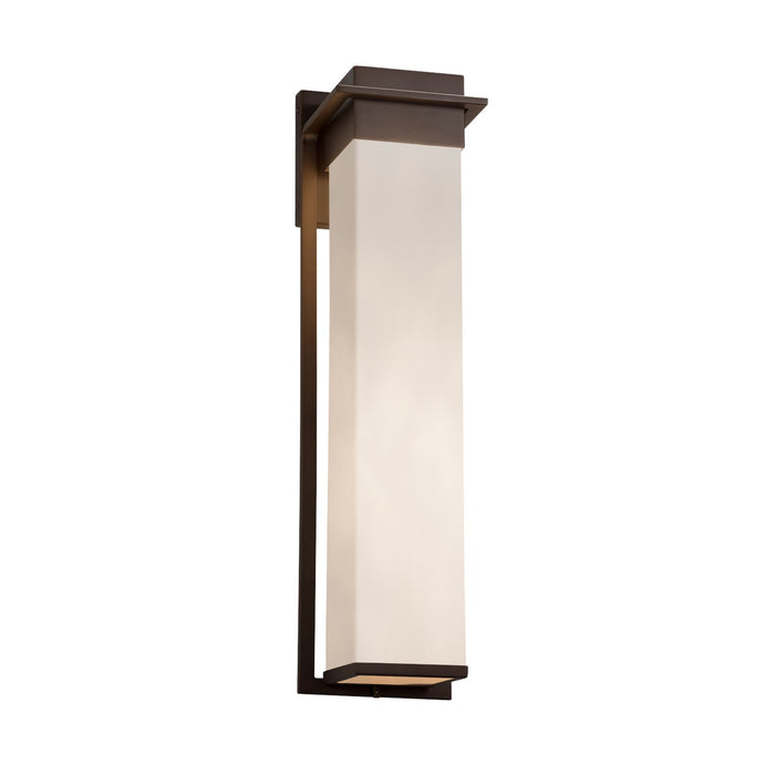 Justice Designs CLD-7545W-DBRZ LED Outdoor Wall Sconce, Dark Bronze