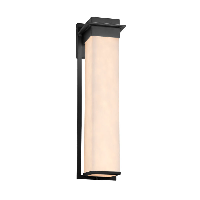 Justice Designs CLD-7545W-MBLK LED Outdoor Wall Sconce, Matte Black