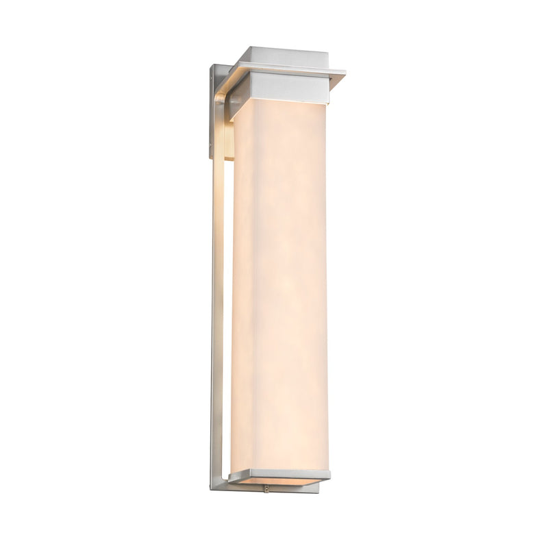 Justice Designs CLD-7545W-NCKL LED Outdoor Wall Sconce, Brushed Nickel