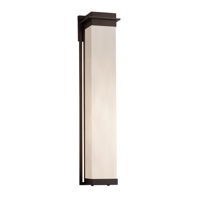 Justice Designs CLD-7546W-DBRZ LED Outdoor Wall Sconce, Dark Bronze