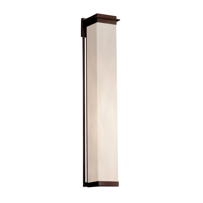 Justice Designs CLD-7547W-DBRZ LED Outdoor Wall Sconce, Dark Bronze