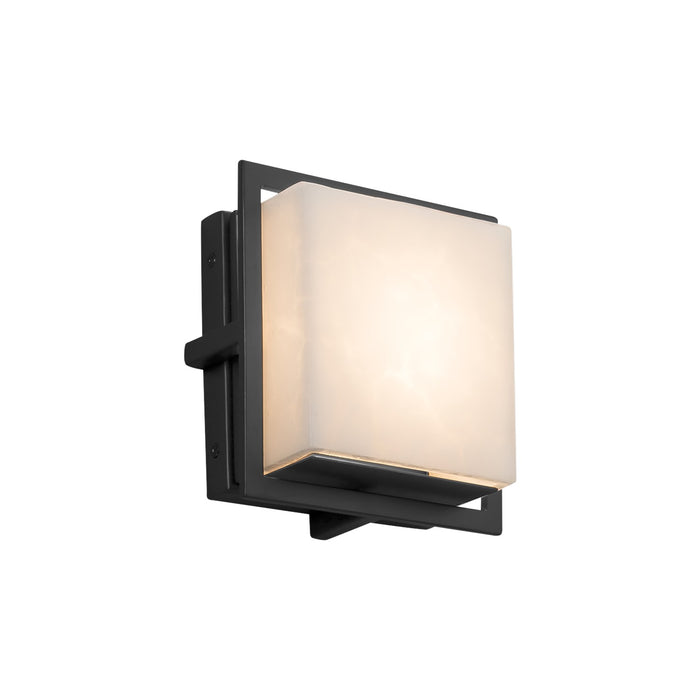Justice Designs CLD-7561W-MBLK LED Outdoor Wall Sconce, Matte Black
