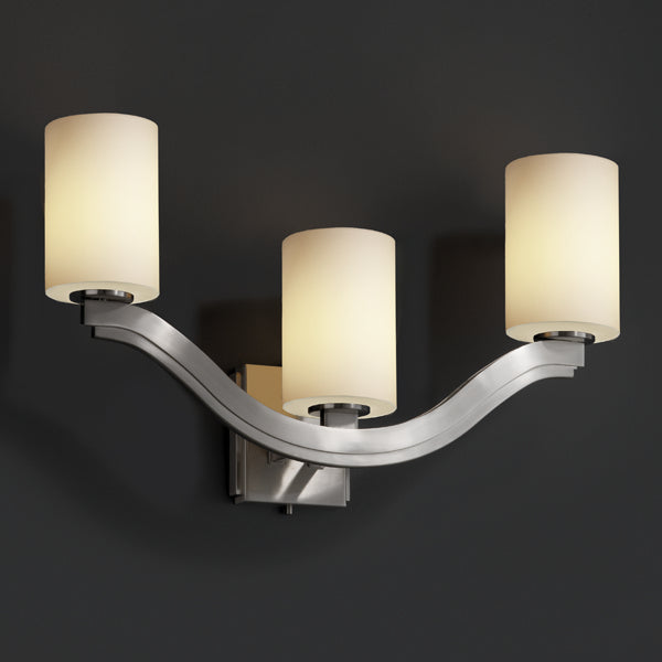 Justice Designs CLD-7562W-MBLK LED Outdoor Wall Sconce, Matte Black