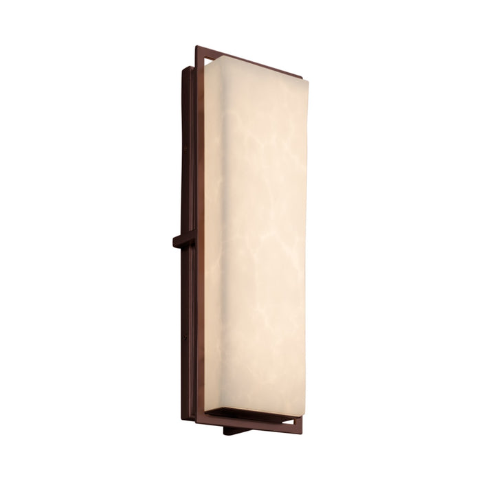 Justice Designs CLD-7564W-DBRZ LED Outdoor Wall Sconce, Dark Bronze