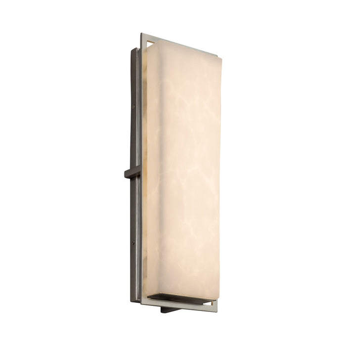 Justice Designs CLD-7564W-NCKL LED Outdoor Wall Sconce, Brushed Nickel