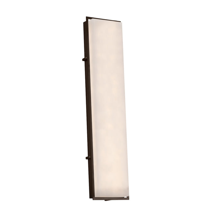Justice Designs CLD-7566W-DBRZ LED Outdoor Wall Sconce, Dark Bronze