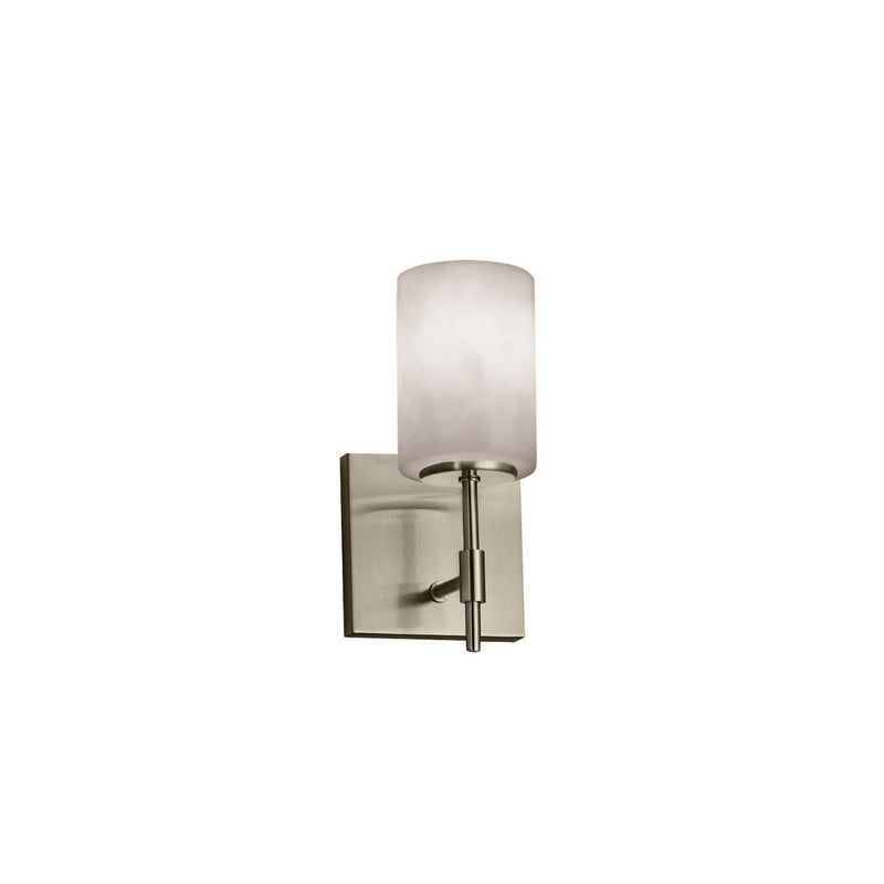Justice Designs CLD-8411-10-NCKL-LED1-700 LED Wall Sconce, Brushed Nickel